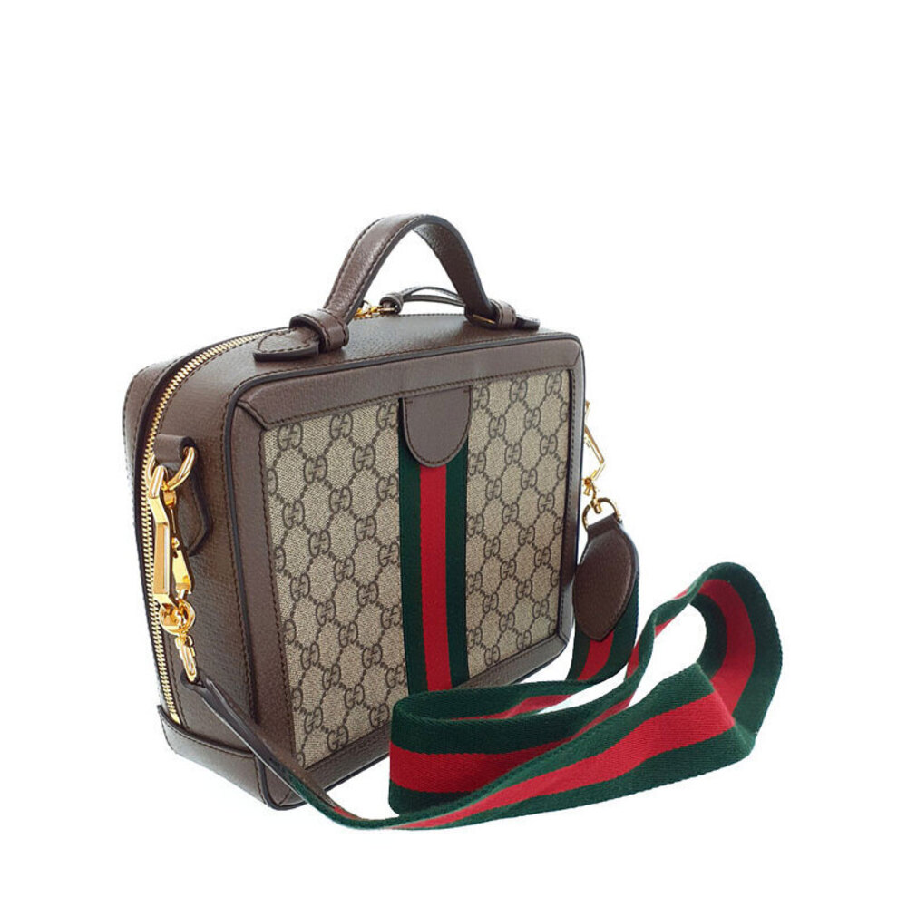 Gucci GG Brown Crossbody Bag Messenger Ophidia Shoulder